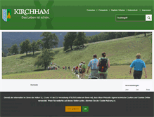 Tablet Screenshot of kirchham.at